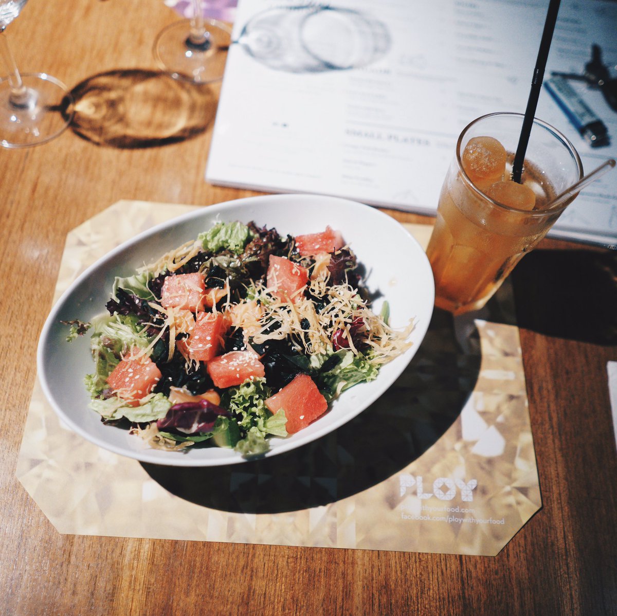 iantai's tweet photo. Also: fancy food at #openmicmy https://t.co/jkXPdJpk1A