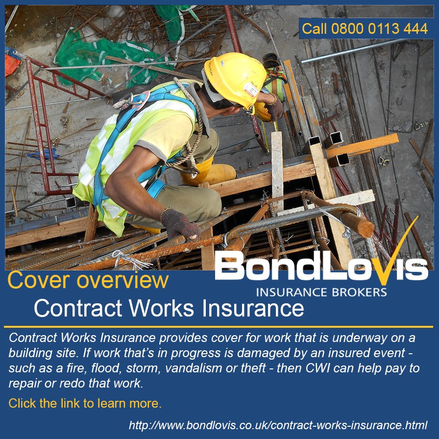 BondLovisIns's tweet image. Click the link (bondlovis.co.uk/contract-works…) to learn more about Contract Works Insurance or call: 📞 08000 113 444 option 2 #ContractWorks