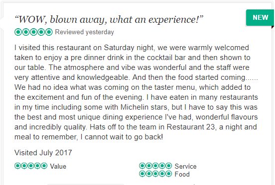 If you were curious about our Surprise Tasting Menu, this sums it up. Thank you Andrew! #loveleam #Warwick #Warwickshire <a href="/TripAdvisor/">Tripadvisor</a>