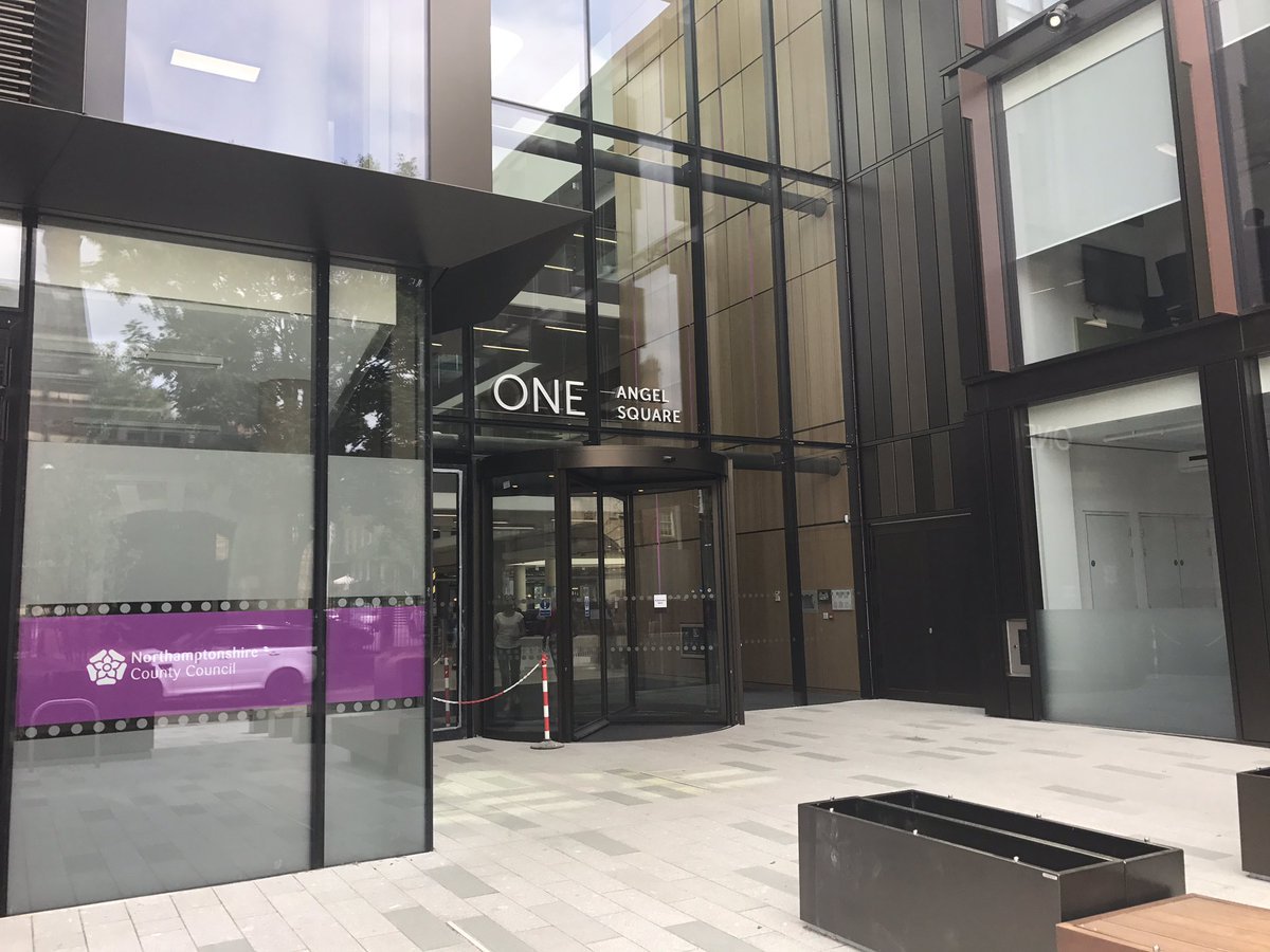 NikalaElliott's tweet photo. Having a productive day in the new building @mycountycouncil...... love the new work place! #oneangelsquare #safernorthants https://t.co/A3xU4mFPTZ