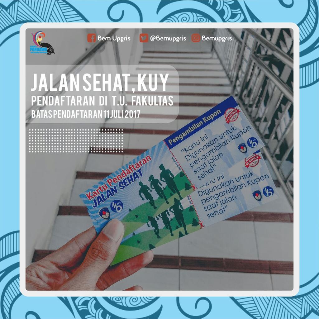 BemUpgris's tweet photo. Pendaftaran bisa langsung ke T.U. Fakultas masing-masing, akhir pendaftaran tanggal 12 Juli 2017

#diesnatalisupgris #kabinetpandawa https://t.co/ttncEt1icb