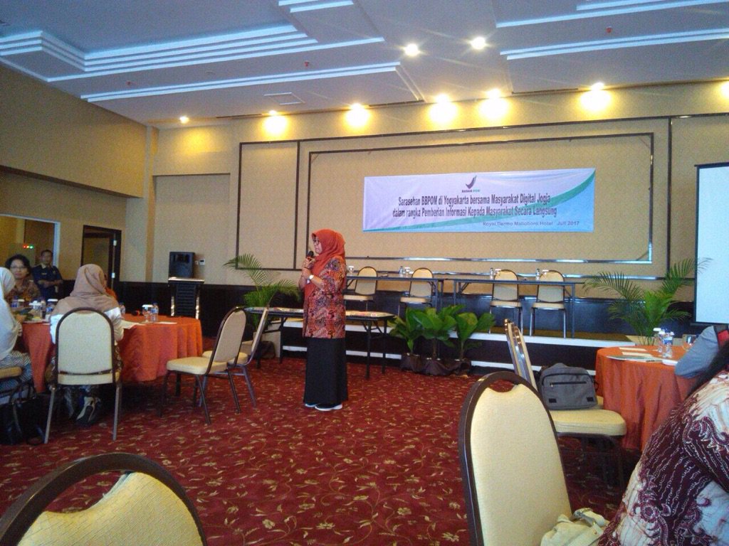 jalanbhakti's tweet photo. #NOW Sarasehan BPOM DIY bersama #Masdjo Masyarakat Digital Jogja | #BPOMdihatiku https://t.co/abTbZsK798