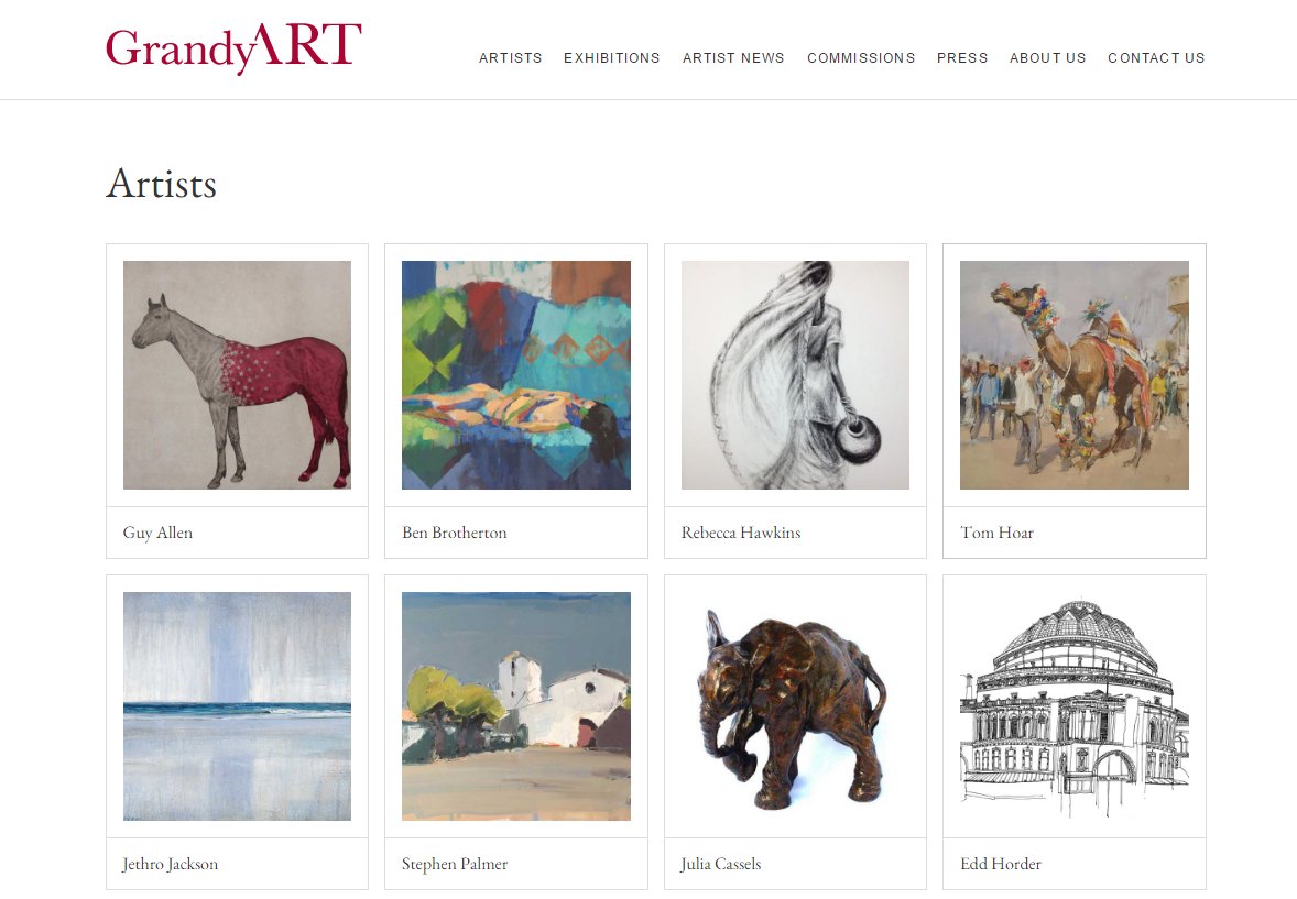 Lots of new pieces now available on our new website grandyart.com #art #pots #sculpture #oil #charcoal #watercolour #prints