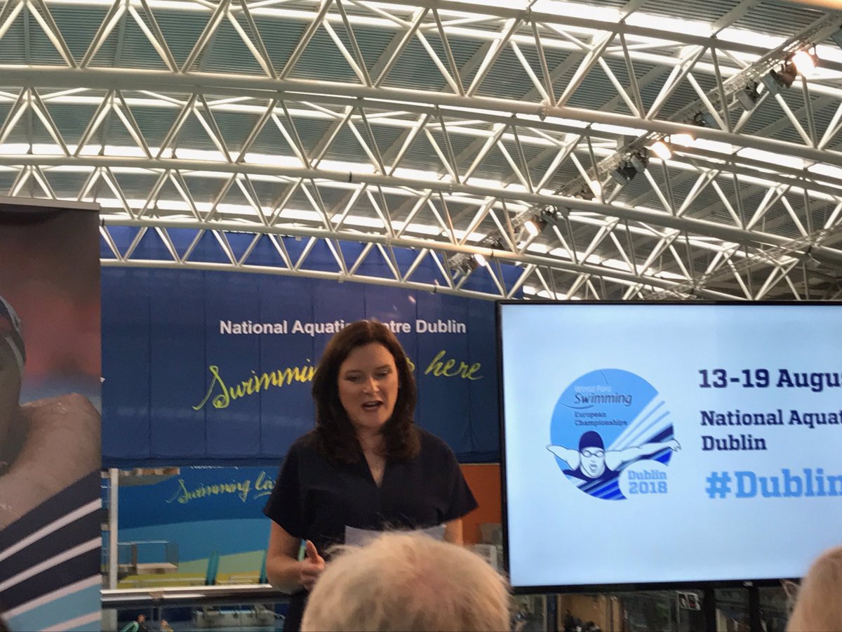 Delighted to be part of the team for the World Para Swimming European Championships in #Dublin 2018!