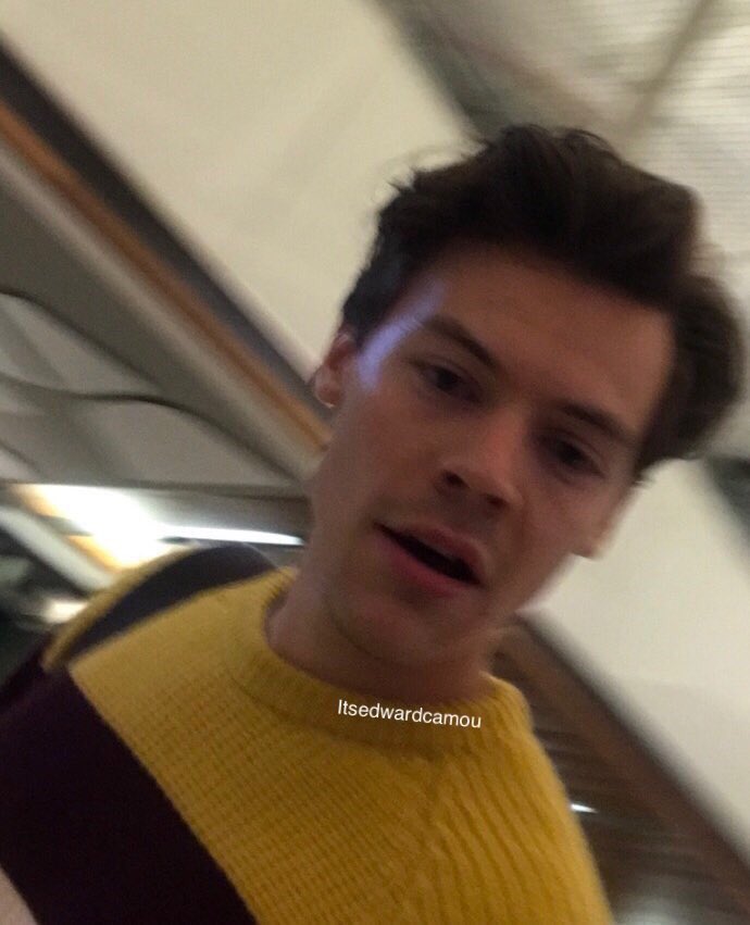 ロサンゼルス国際空港でのHarry (7.10.17) 
黄色の洋服にハマっているのでしょうか🤔