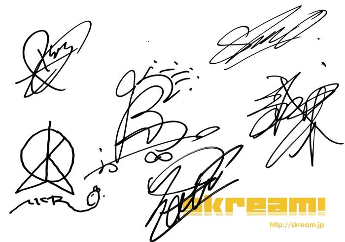 大放出セール】 UVERworldサイン色紙 2006年 fawe.org