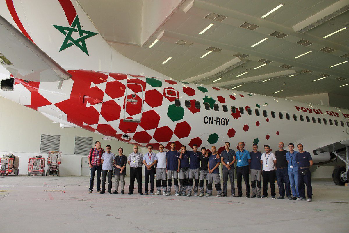 royalairmaroc's tweet image. Première sortie de notre CN-RGV habillé spécialement pour les 60 ans de RAM #RAM60