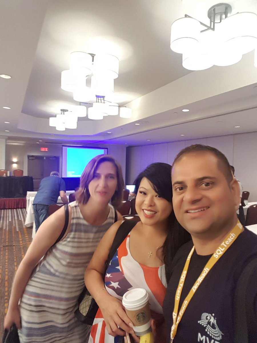 CsharpCorner's tweet photo. .@ThinkForDeepak w/ @jenlooper @ladyleet at @DevTeachConfere! Awesome learning #devteach #Montreal #Microsoft https://t.co/3mQlvg8pnQ https://t.co/vYmMtt64hc