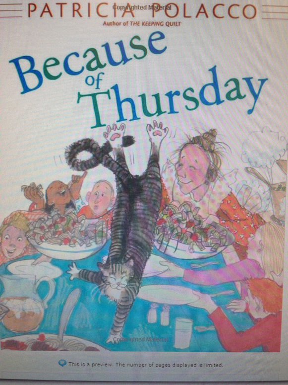 Happy Birthday Patricia Polacco! Because of Thursday may bring a tear, and definitely a smile. 