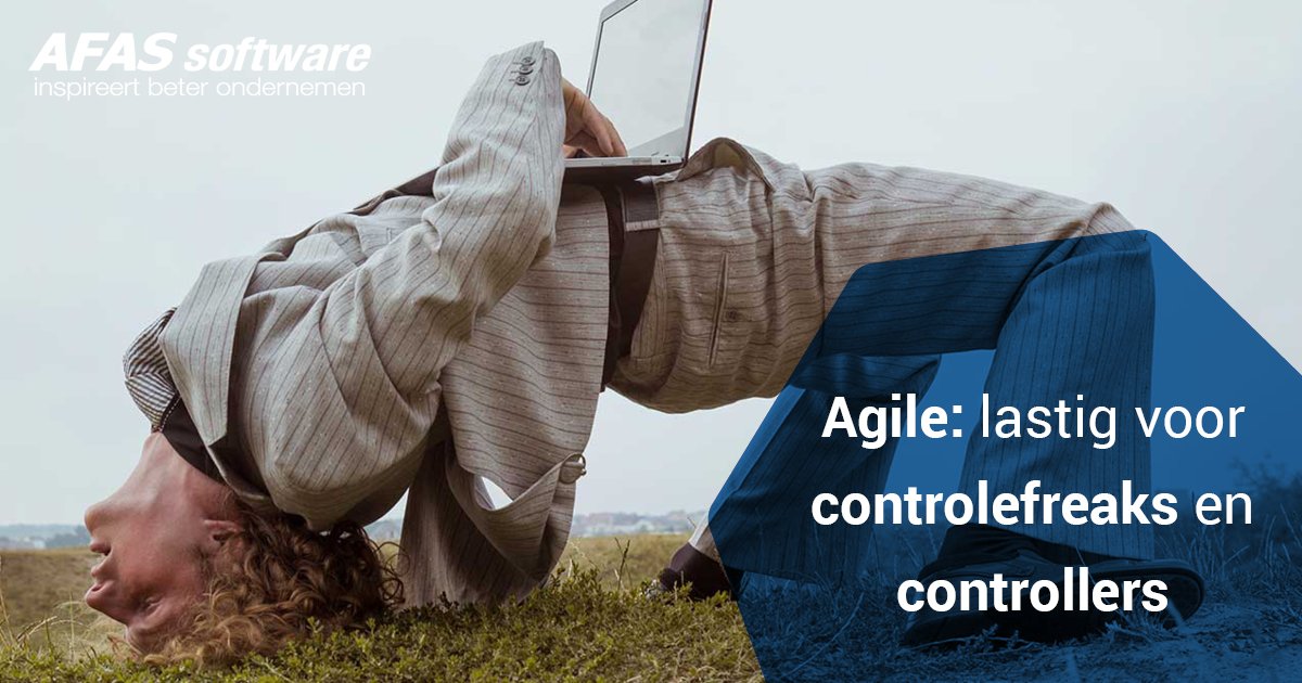 AFAS's tweet photo. Agile werken: "Richt je op vermindering van overhead en maximaal op waarde creatie." https://t.co/kgrwW1L8qF https://t.co/6jV4uWGm8x