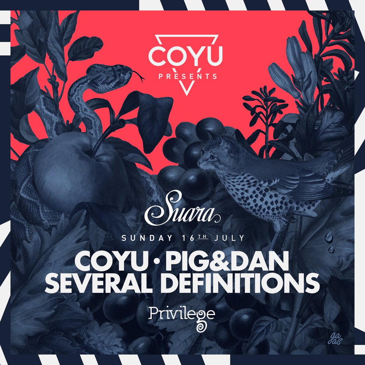 SuaraMusic's tweet image. New Sunday... New Suara Night! This time with @coyumusic @piganddan and @Several_Def !