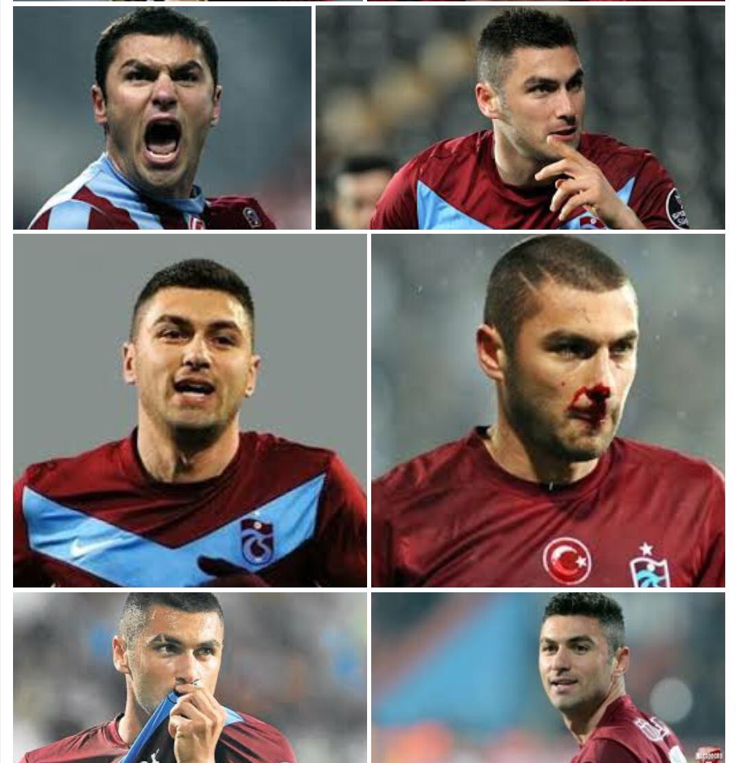 Vur saçlarını 3'e, at kaşına façayı, giy çubuklu formanı, at gollerini bizde çıldıralım kral... 

#YarımıTamamlaBurakTrabzona