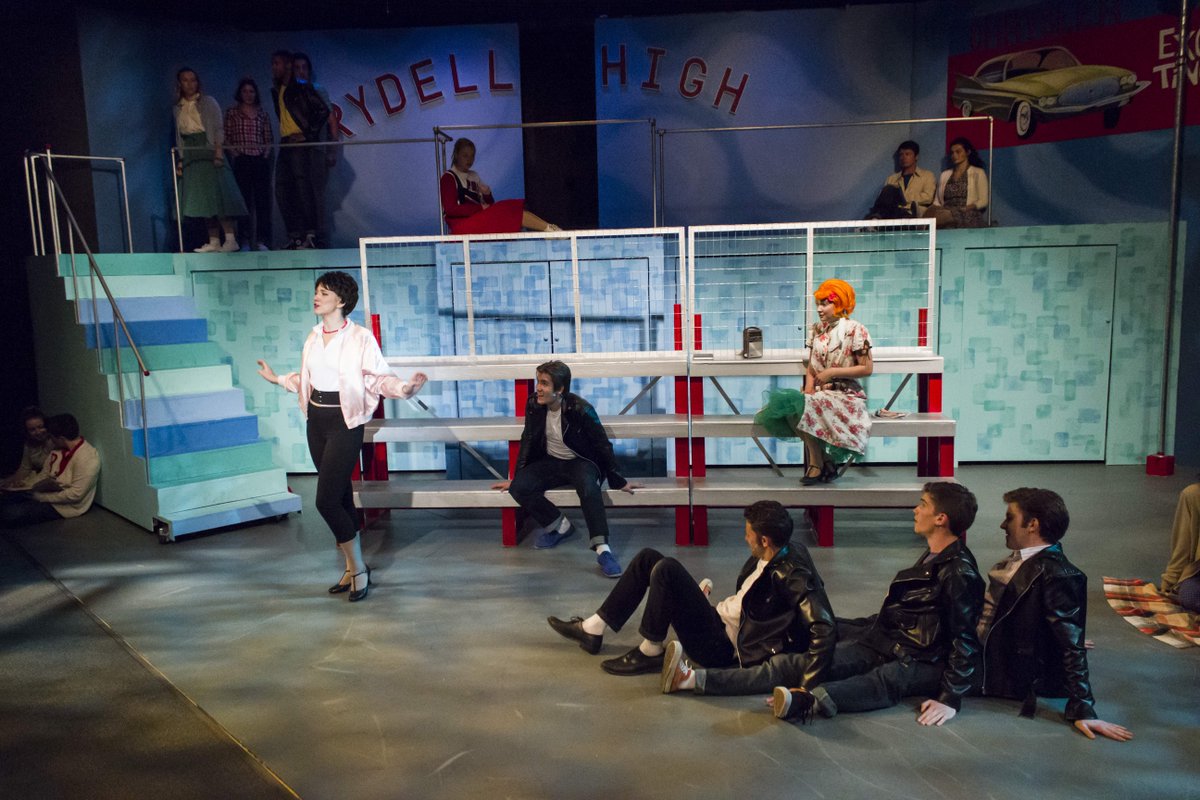bfriars's tweet photo. #GreaseBT is selling out! 5 left tonight! Mia Klasner (Rizzo) & Director Danny Hoskins on Channel 13 this morning! https://t.co/lijYgMomjT https://t.co/tglnuHtJQn