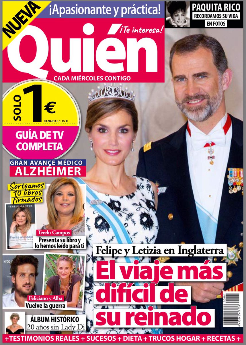 CeideMonica's tweet photo. Mañana es el gran dia...sale la revista QUIEN y a precio low cost 1€... es que vivir low cost es contagioso https://t.co/n0vz389nMj