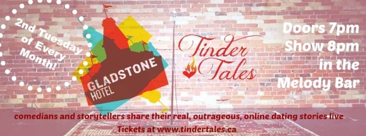 #Toronto don't miss the hilarious hit show @TinderTalesTO LIVE tonight at the famous @GladstoneHotel Love, sex, and dating disasters #tinder
