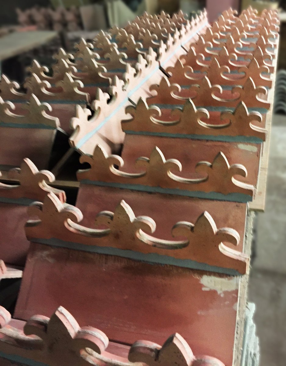 The signature of Rock Roofing Supplies is our famous Fleur-de-lys. How many can you see on this bench?