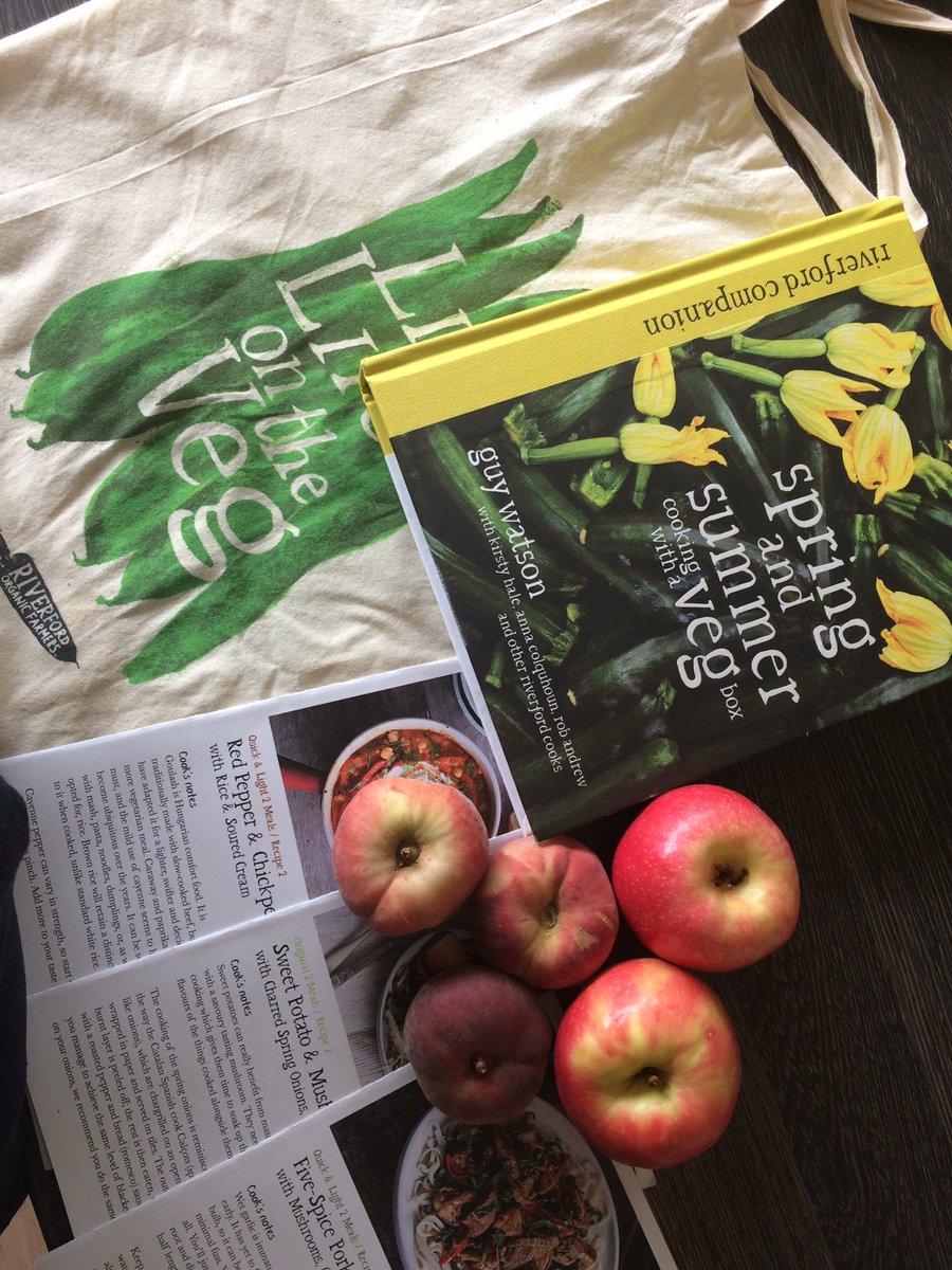 Was shopping in Maidenhead nice guys from <a href="/Riverford/">Riverford</a> have me all these goodies for reordering #loveorganicveg #loveriverford