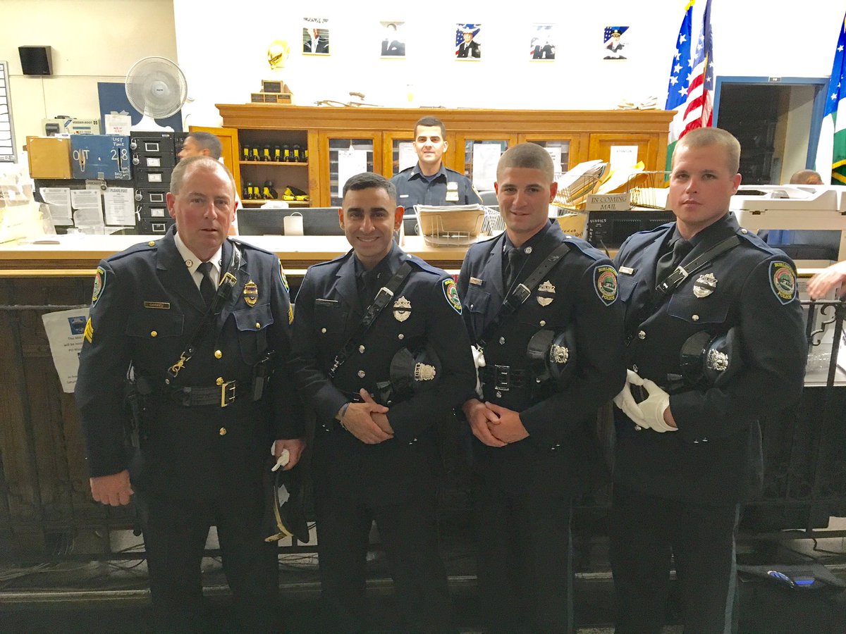 burlingtonpd's tweet image. Sgt Cooney Officers Gandevia,D'Amelio&amp;amp;Gough in NYC attending NYPD Officer Familia funeral today. @BurlingtonPDK9 will be joining. @NYPDnews