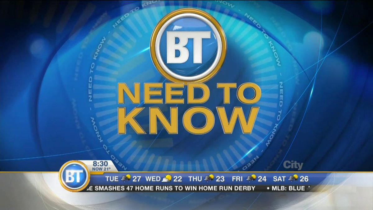 #BTMTL #needtoknow VIDEO: Your 90-second news, weather, traffic update at 8:30 https://t.co/eS3DGwdAx3