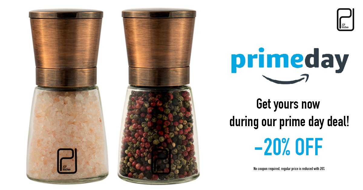 PJCKitchen's tweet image. Today is Prime Day! Check out our promotion, no coupon required. Limited deal! amzn.to/2u99DmO #Amazon #PrimeDay2017 #PrimeDay #Deal