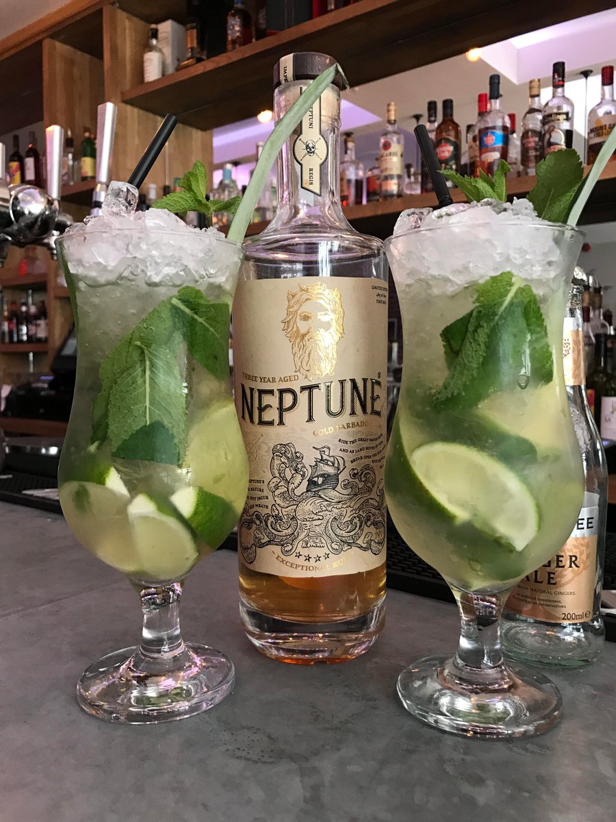 NeptuneRum's tweet photo. Happy #NationalMojitoDay!

Celebrate with the Neptune Mojito🔱
#Rum #Cocktail https://t.co/6sEWzpKHa3