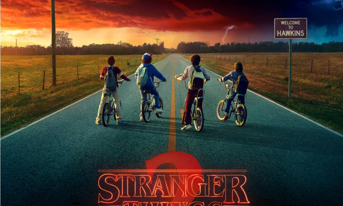 NME's tweet photo. EXCLUSIVE: See brand new @Netflix @Stranger_Things season 2 poster and release date https://t.co/f6PJN7BCYB https://t.co/oV9d1kNLoQ