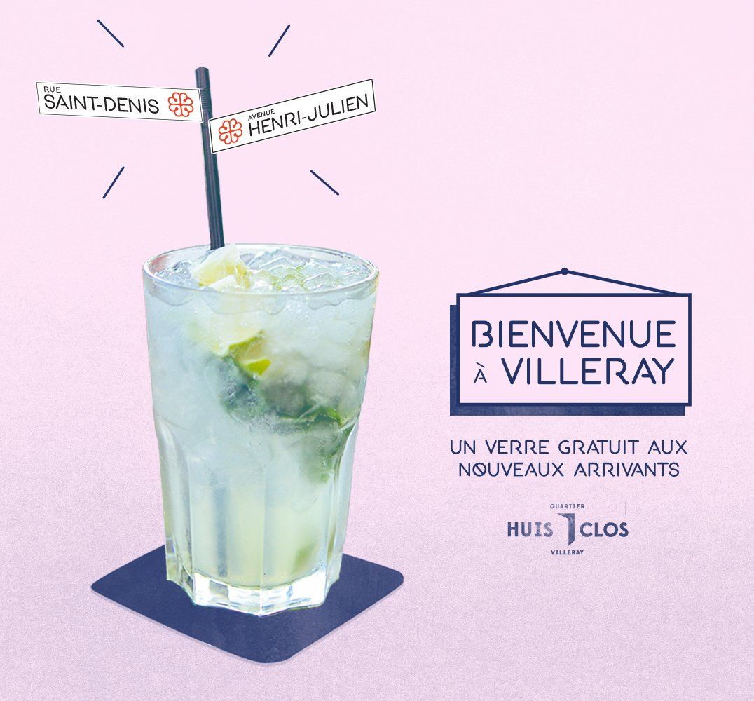 Cette semaine, on paie une consommation aux nouveaux résidents de Villeray des rues St-Denis &amp; Henri-Julien. Montre-nous ton bail= cocktail!