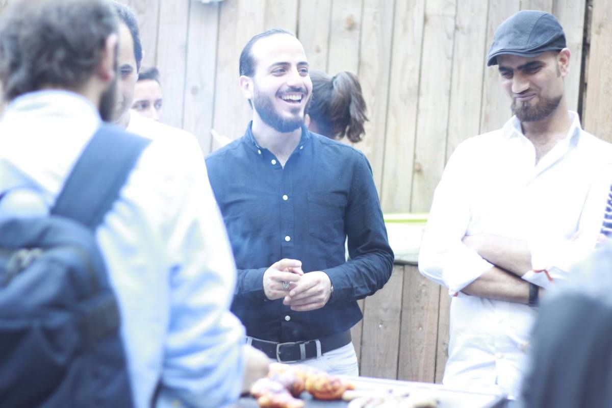 Wefugees_de's tweet photo. Delicious food and a summerly atmosphere: The after party of the 2nd digital refugee summit https://t.co/qLXLef8KRy #DigiFG17 @BAMF_Dialog https://t.co/y9aB3o19gW