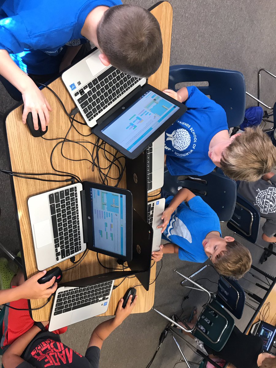 BevLadd's tweet photo. Learning all about perseverance and growth mindset while coding @hourofcode ! #fsow #kidscancode #coders #coding #coders https://t.co/AMs8Ib801P