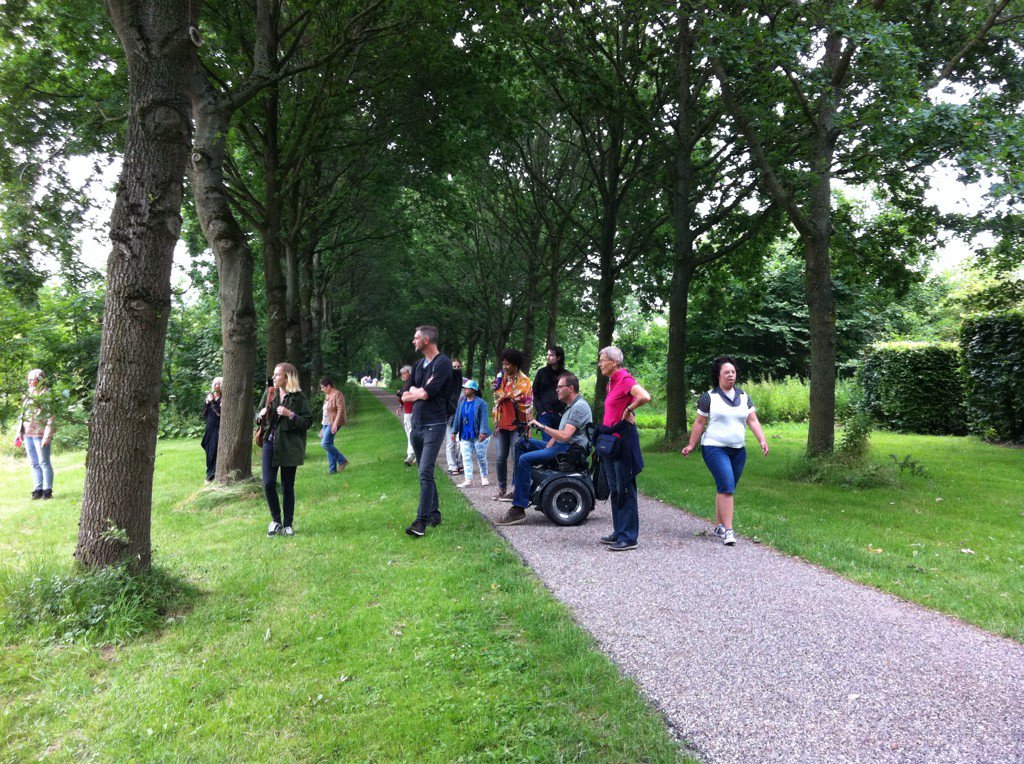 DWOAlmere naar oa Aardzee, Kunstroute NatuurpLelystad, Groene Kathedraal @vvvalmere <a href="/MarieJoseeRose/">Marie-JoséeRöselaers</a> @RabobankAlmere