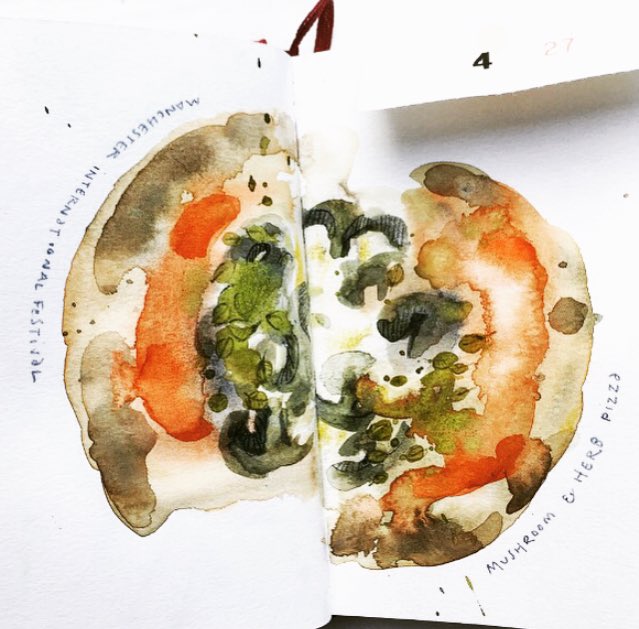 NQsketcher's tweet photo. Wood fired pizza by #HonestCrust at #FestivalSquare yesterday. Some really great food stalls there, for @MIFestival #manifest #MIF17 #pizza https://t.co/WsAgJhKNPS