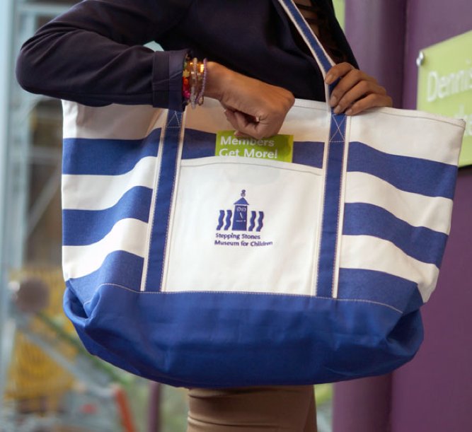 steppingstones's tweet photo. It's #TOTESTuesday! Buy or renew a #SteppingStones #membership at the Family Plus level or higher and get this tote bag #FREE! Today Only! https://t.co/dWLfZd859s