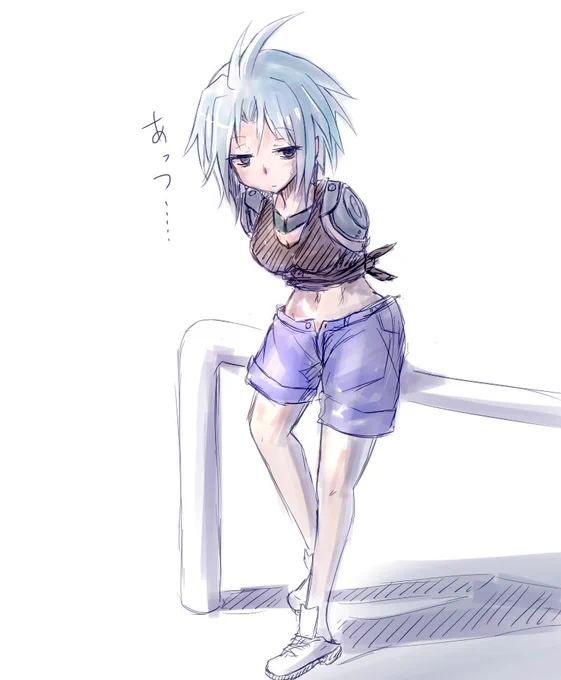 暑さにやられそうになったナートさんで す 