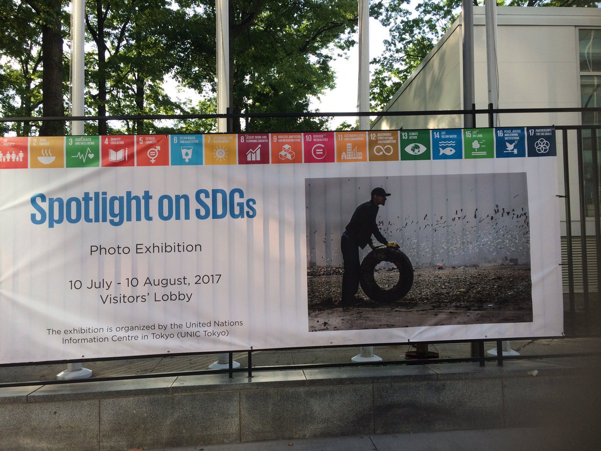 ArelysBG's tweet photo. 2/2 and while you are at #HLPF2017 don't forget 2 stop by the banners on #ChildreninSDGs at photo exhibit. https://t.co/06oZzHF1xM