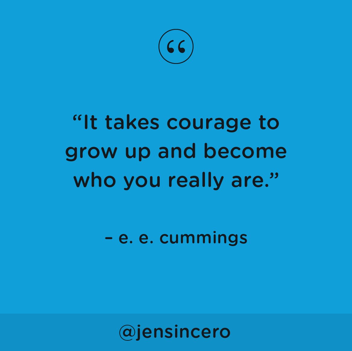 JenSincero's tweet photo. You can’t cling to the old you and grow into the new you at the same time. You have to choose one or the other. #youareabadass #QOTD #quotes https://t.co/j4jZfhH0UN