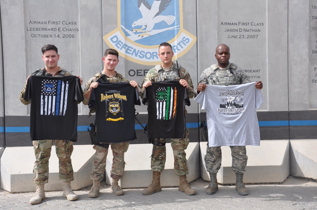 PhillyPolice's tweet image. To our officers that not only serve our city but serve our country overseas as well, We Salute You !