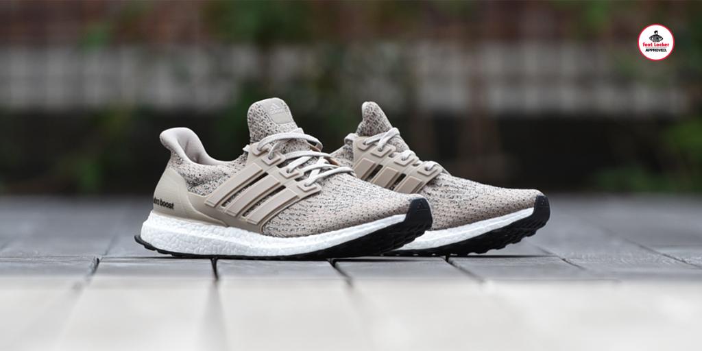 ultra boost trace khaki on feet