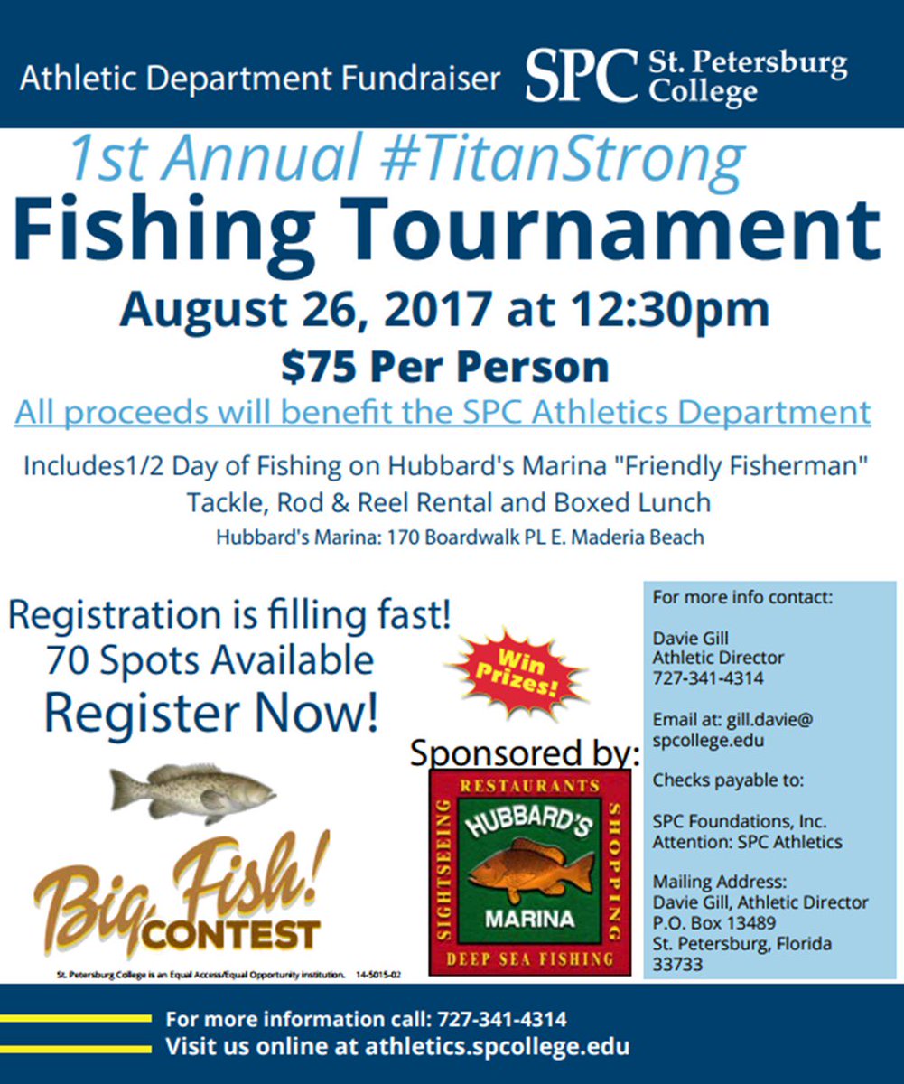 spcbaseball's tweet photo. Come out and support SPC Athletics #herefishyfishy #titanstrong https://t.co/JubL9Phzv8