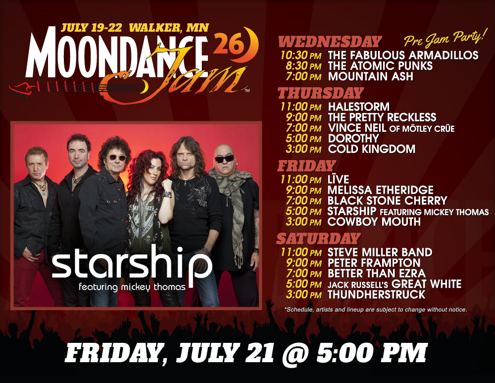 moondancejam's tweet photo. Need some of that 80's hits? We got some at Moondance Jam next week! @thevinceneil @JacksGreatWhite @StarshipControl @THS_ACDCTribute https://t.co/Vn5eaHpSpb
