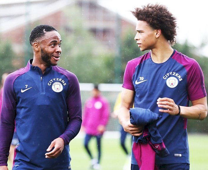 leroy_sane's tweet photo. Let's work for a successful season🔥⚽🔥 #LS19 #inSané #CmonCity @ManCity @sterling7 https://t.co/Kc9ZVFdde2