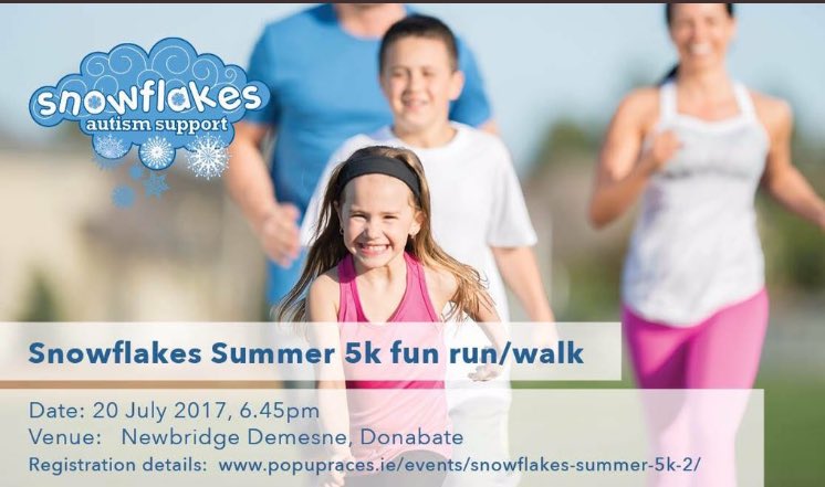 If your looking for a 5k run there's one on in Donabate Friday week all for a good cause. There's an option to bring the kids too