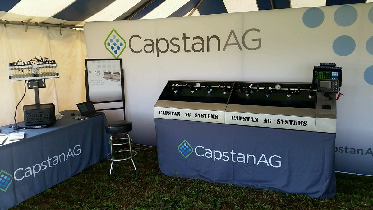 CapstanAg's tweet photo. Come visit us at Wisconsin Farm Technology Days booth 332! Mention this post for a free gift! #PinPoint #NJect #WIAgriculture https://t.co/r22j27A3sG