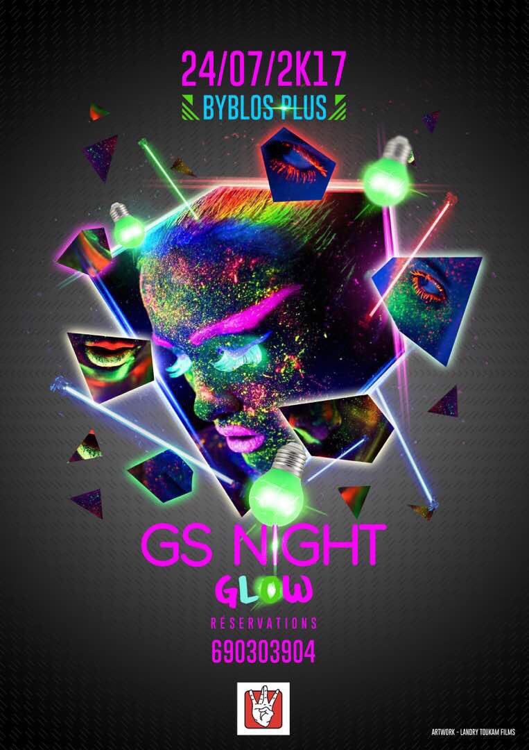 _GSNight's tweet photo. Ce 24 Juillet le GS a décidé d'illuminer votre soirée sous le thème #Glow riche en couleurs et lumières!Faites passer le message.#GSNight 🔥 https://t.co/SiqNNHyFe4