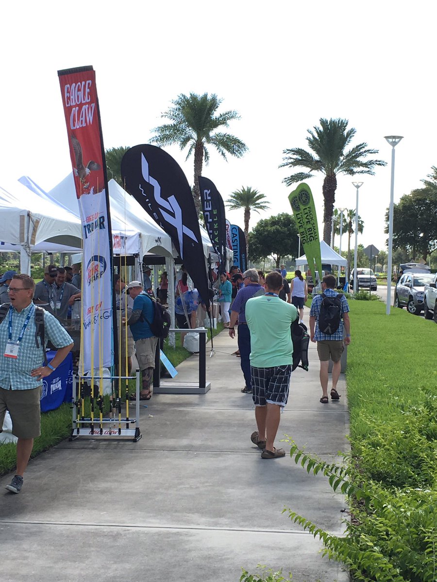 ICASTshow's tweet photo. ICAST On The Water is in full swing! Come test some of the newest products in the industry #ICAST2017 https://t.co/R2BjN2O4rb