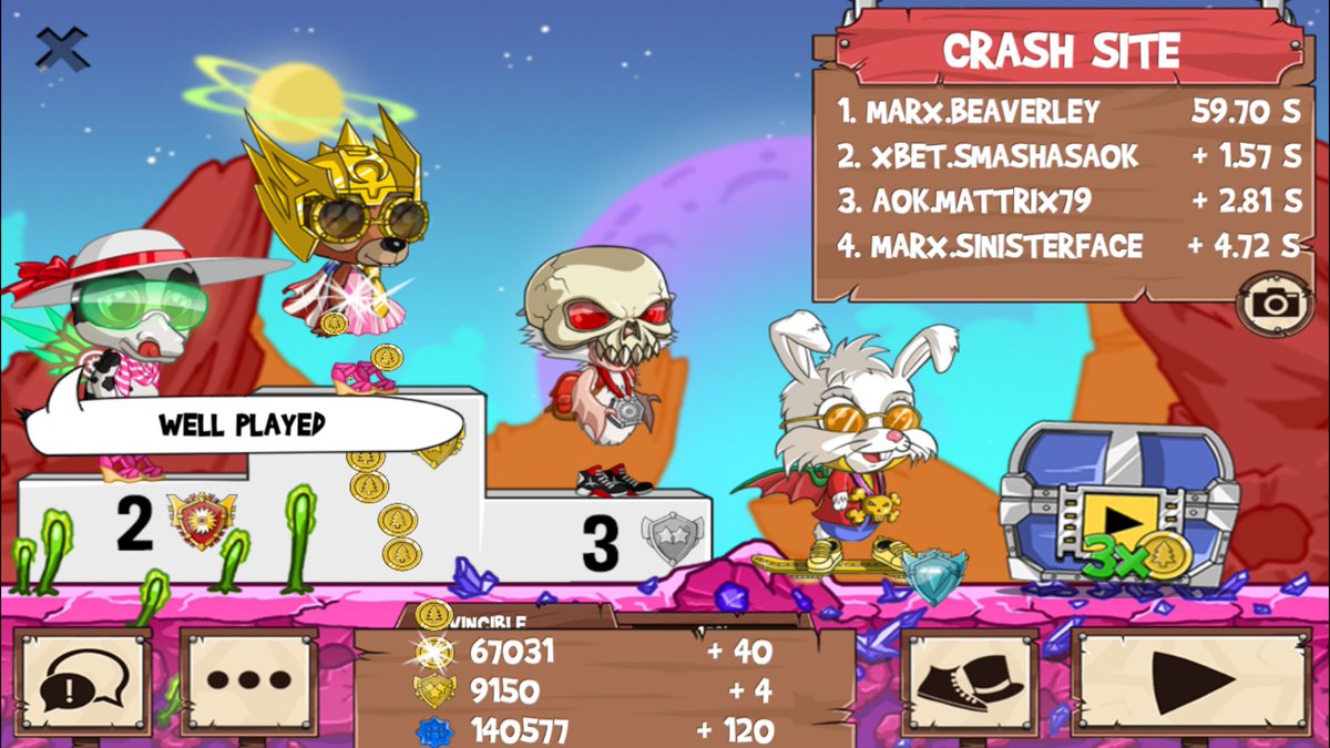 Beaverleyx's tweet photo. Wanna catch an L? #FunRun2 #Marx #XBet #AOK #SmashAsAOK #Mattrix79 #SinisterFace https://t.co/IzvRUjQNO0