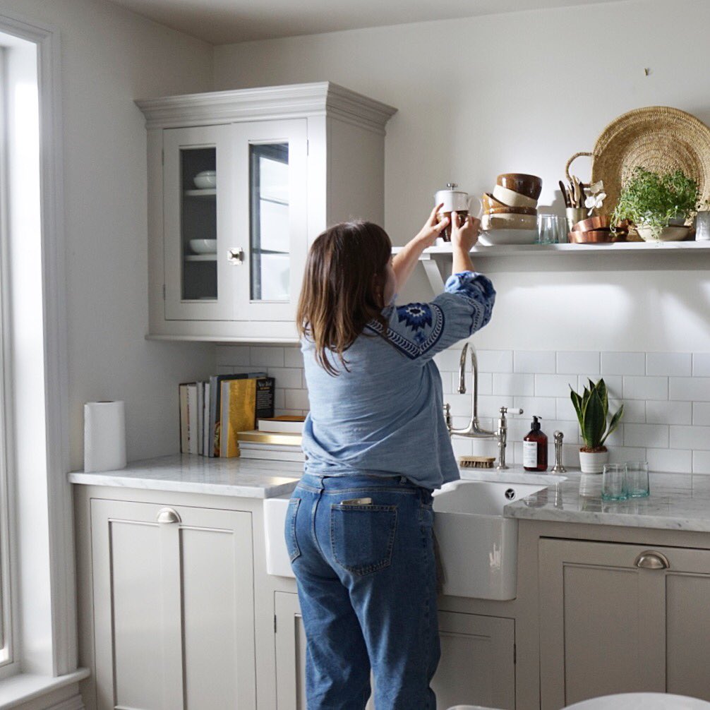 denbypottery's tweet image. Shelf styling with #StudioCraft and #NaturalCanvas