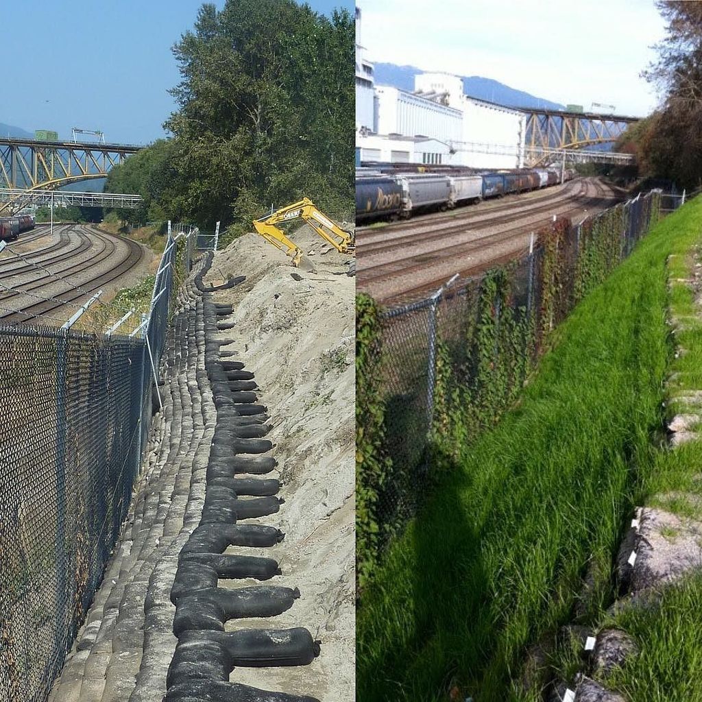 FlexMSE's tweet photo. The best way to level an industrial lot! #flexmse #greeninfrastructure https://t.co/5REw7JRwMF
