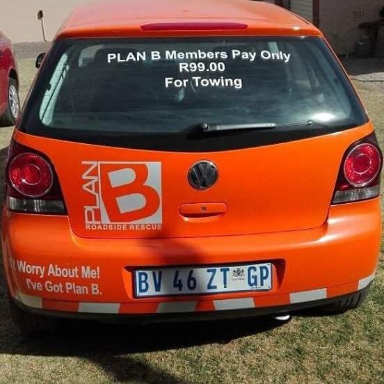 planbfixit's tweet image. PlanB prepaid towing voucher. Have your car towed for only R99.00