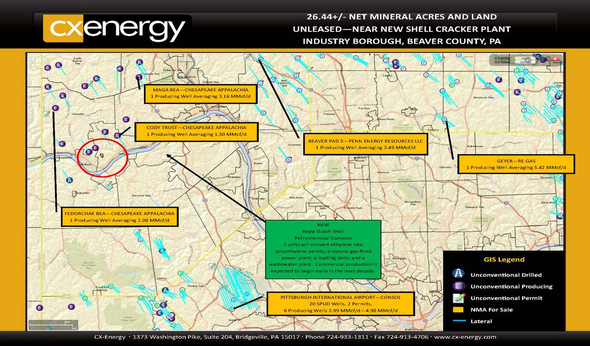 PRICE REDUCED: 26.44+/- unleased net mineral acres &amp; vacant land Industry Boro, Beaver Co PA. Includes timber rights #investment #drilling