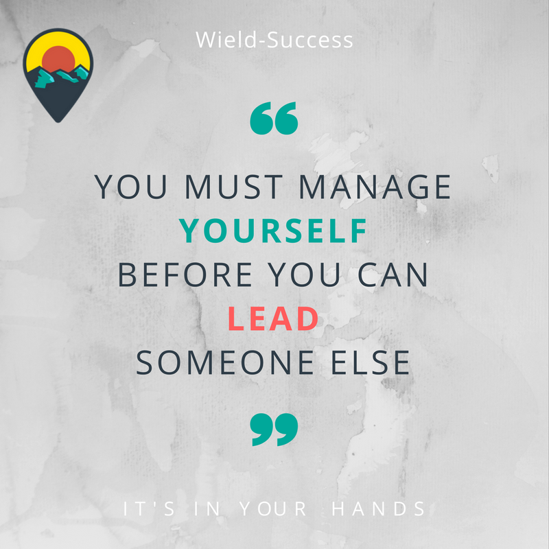 WieldSuccess's tweet photo. People don't want to be managed. They want to be led. Whoever heard of a world manager? You need to manage yourself before you can lead. https://t.co/2PeQqvk4O2